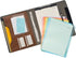 Binder Portfolio Organizer Case with 3-Ring Binder, Padfolio, Clipboard, Color File Folders (Brown, Standard)