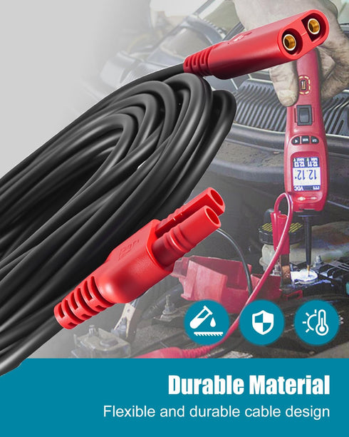 TADYAO 20FT Set 3Ez/3/3S, Set PPTK0027 PPTK0025 Extension Cable and Battery Clip Compatible with Power Probe Extension