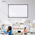EAONE Monthly Calendar Whiteboard and Cork Board Combo, 24" X 18", Double-Sided Magnetic Dry Erase Calendar, Black