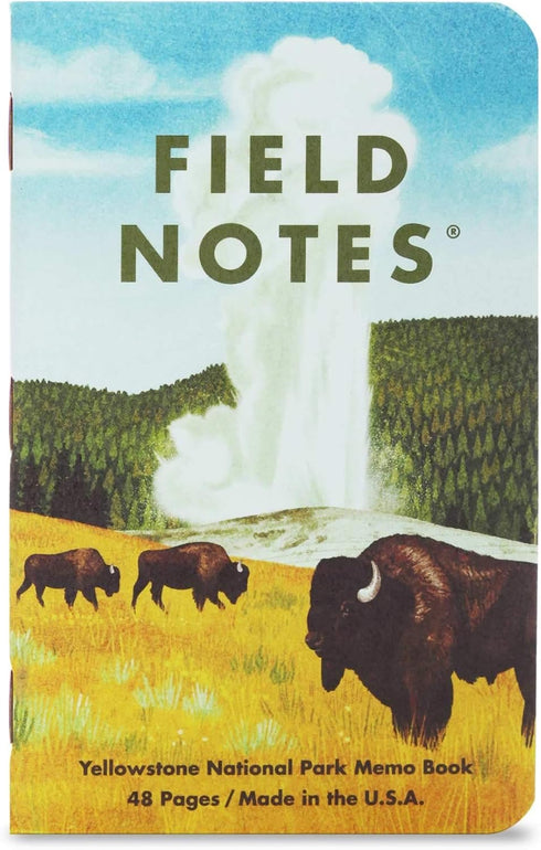 Field Notes: National Parks Series (Series C) - Graph Paper Memo Book, 3-Pack, 3.5 x 5.5 Inch
