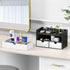 Wisuce Desk Organizer with Drawers, Bamboo Desktop Storage for Makeup Dresser, No Assembly Required