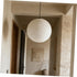 120mm Kisangel Frosted Glass Globe Lampshade round Ball Pendant Light Cover Replacement for Ceiling Fan, Wall Sconce