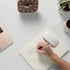 Mouse Pad Notepad for Professionals, Executive's Desk Note Pad, Minimalist Gold Foiled Dotted Layout, 9.8" x 7.9",