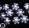 Solar Christmas String Lights Outdoor Waterproof, 30 LED 20Feet Snowflake Fairy Lights with 8 Lighting Modes for Garden