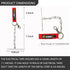 KUNN Electrical Tape Holder,Dual-Use Tape Thong,Enhanced Fast Tape Holder Chain for Tool Belt with Keyring,Snap Loop and Button by KUNN