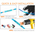 110pcs Heat Shrink Butt Connectors Kit, 26-10 Gauge Waterproof Insulated Electrical Quick Splice Wire Crimp Terminals