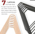Y YOMA Gold File Folder Racks, Triangle Magazine Holder Metal Organizer for Desk, 7 Compartments