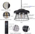 3000lm E27 Bulb,Cool White,5 HULPPRE Solar Light Indoor&Outdoor,Solar Shed Light Daytime or Night,Classic Metal