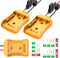 3 Packs Power Wheels Adapter for Dewalt 20V Battery, Converter Kit for DIY RC Car Robotics