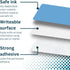 800 12mm 40mm (0.5" 1.5") Blank Blue Medical Syringe Labels - Write-On Medication Labels on Roll in Dispense Box. x x