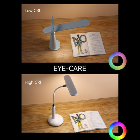 6778B 2700-7000K 700 360 2.5hrs VAVOFO LED Desk Lamp - Touch Control, Adjustable Color Temperature, Lumens, Flexible