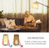 KODBPJ 60W E26 Dimmable (6pack) Equivalent Medium Candelabra Base Clear Incandescent Torpedo Tip Candle Chandelier