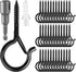 FSAH Q Hangers 100 Pack Screw-in Hooks for Outdoor String Lights, Swivel Hanging