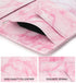 Server Books for Waitress - Marble Texture Leather Waiter Book Server Wallet with Zipper Pocket, Cute Waitress