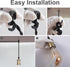 19.68 Plug in Pendant Light Cord hanging light kit with switch,Farmhouse Hanging Lights ft power cord length,Hemp Rope