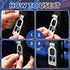 Zonon 100 Pcs Teardrop Pallet Rack Safety Clip, Warehouse Storage Pallet Racking Beam Safety Clip Connector for Shelf
