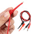 Multimeter Automotive Test Leads Kit, Professional Testing Cable with Crocodile Clip, Hook, and Probe