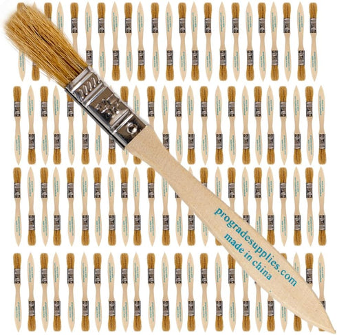 Pro Grade 96 Ea 1/2 Inch Chip Paint Brushes - Light Brown