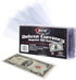BCW Deluxe Currency Holder, Regular Bill (Dollar), Semi-Rigid Holder, Holds up to 6.38' x 2.78', Pack of 50