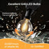 wtiyvxr 50 G40 Lights,26 Bulbs(2 IP65 Dimmable Bulbs E12 2700K FT Outdoor String Lights Globe Shatterproof Patio