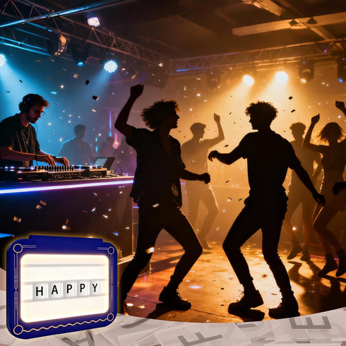 4 Sets 3 2.54 Inch 2 Sets 2 Sets x Bottle Service Sign Replacement Cards with Letters and Numbers, Led Light Vip
