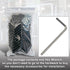 2040 Corner Bracket Kit, 20pcs Corner Brackets, 80pcs Hexagon Socket Screws, 80pcs Slide Nuts, 1 Hex Wrench for 6mm Rail