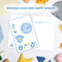 D24TIME 3D 5.5 8in New Baby Boy Card - Blue Baby Shower Card for Boy Welcome Newborns Congratulations Birth