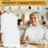 Waterproof Adult Bibs for Men & Women - Oil-Proof Plastic Clothing Protectors