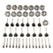Rocaris 45PC Wire Brushes Set, Steel Wheel Brushes Accessories for Rotary Tools
