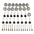 Rocaris 45PC Wire Brushes Set, Steel Wheel Brushes Accessories for Rotary Tools