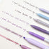 WRITECH Gel Pens Journaling Highlighters, Aesthetic Assorted Pastel Color Ink 0.5mm Fine Point, 7ct