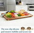 Exclaith 8 1.18 0.39 Inch Pcs Cutting Board Feet with Non Slip Pads x Gold Non Slip Furniture Pads With Stainless