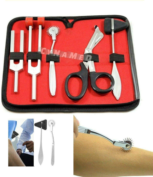 5 Hammer Set 128 512. 7.5 New Piece Student Diagnostic Kit - Reflex Taylor and Tuning Fork C and C Includes Wartenberg