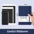 Ruled Notebook/Journal - Classic Lined Journal/Notebook, 5.3'' x 8.26'', Hardcover with Thick Paper, Banded + Pen Holder +Inner Pocket - Dark Blue by URSUNSHINE