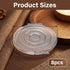 Skrfren 8 1.6 Inch PCS Rubber Feet for Cutting Board Non-Slip Feet Silicone Pads Self Adhesive No Screws Needed Prevent
