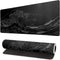 Large Japanese Sea Wave Mouse Pad, Extended Kanagawa Anime Black Gaming Mat, 31.5 x 11.8 Inch, 3mm Thick Non-Slip