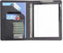 Binder Portfolio Organizer - Business and Interview Padfolio with Color File Folders and 3-Ring Binder, Clipboard
