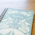 Fringe Studio Signature Paperback Spiral Journal, MOTH, 6" x 9.5", 160 pages