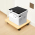 Beeveer 2 4 13.8 11.8 Inches Pcs Office Under Desk Printer Stand with Caster Wheels x Burlywood Movable Printer Copier
