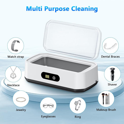 2025 50kHz 5 Dentures-304 PKBD Upgrade Large Capacity Ultrasonic Cleaner, Ultrasonic Cleaner Machine with Modes Timer