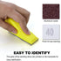 POLIWELL Micro Sanding Tools 3.5 x 1 Detail Sander for Small Projects, Mini Handle Sander Kit+ Sandpaper 40 80 120 180 240 400 600 Grit for Crafts Wood Finishing Tight Narrow Spaces, 120 PCS