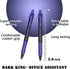 Gel Pens, 100 Pack Blue Fine Point Pens, No Smear Ink for Left Hand, Retractable Rollerball for Smooth Writing, 0.5MM