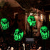 HUYIENO Solar 4pcs Halloween Pathway Lights LED Lights Outdoor Waterproof Halloween Decorations