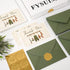 50 Pack FYSUIMU Baby Shower Thank You Cards Green Baby Cloth Mallard Duck Note Cards with Envelopes Stickers Boxed