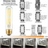 LiteHistory Tubular Light Bulb, 6W Equal E26 LED Bulb, 60 Watt Dimmable, Neutral White 4000K, Pack of 6