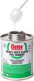 Oatey 30863 Heavy Duty Solvent Cement, 8 oz, Clear