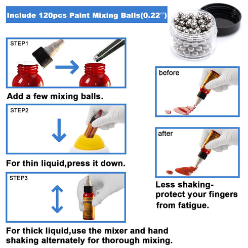ONiLAB Mini Vortex Mixer with Touch Function - Lab Mixing for Nail Polish, Tattoo Ink, Eyelash Adhesives, Yellow