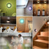 12 Pack 16 Dimmer Timmer Closet Yiliaw LED Puck Lights Remote Control Color Changeable Under Cabinet Lights, Battery