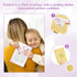 5.5"x8" Bridal Shower Thank You Cards - Floral Thank You Card with Gold Foil Leaves Appreciation Gifts with Seal