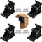 4 Pack Folding Brackets 0-90 Degrees Folding Table Legs Brackets Heavy Duty